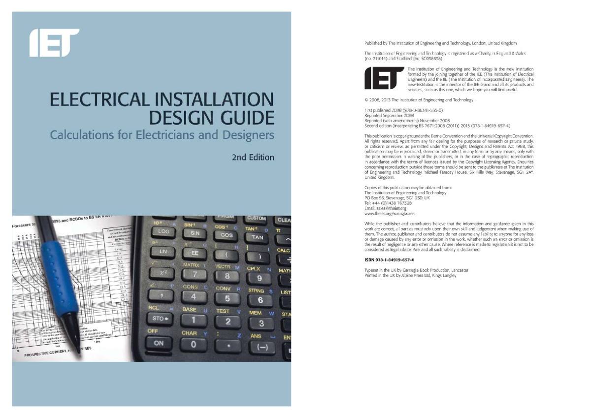 Electrical Installation Design Guide: Best Practices and Standards ...