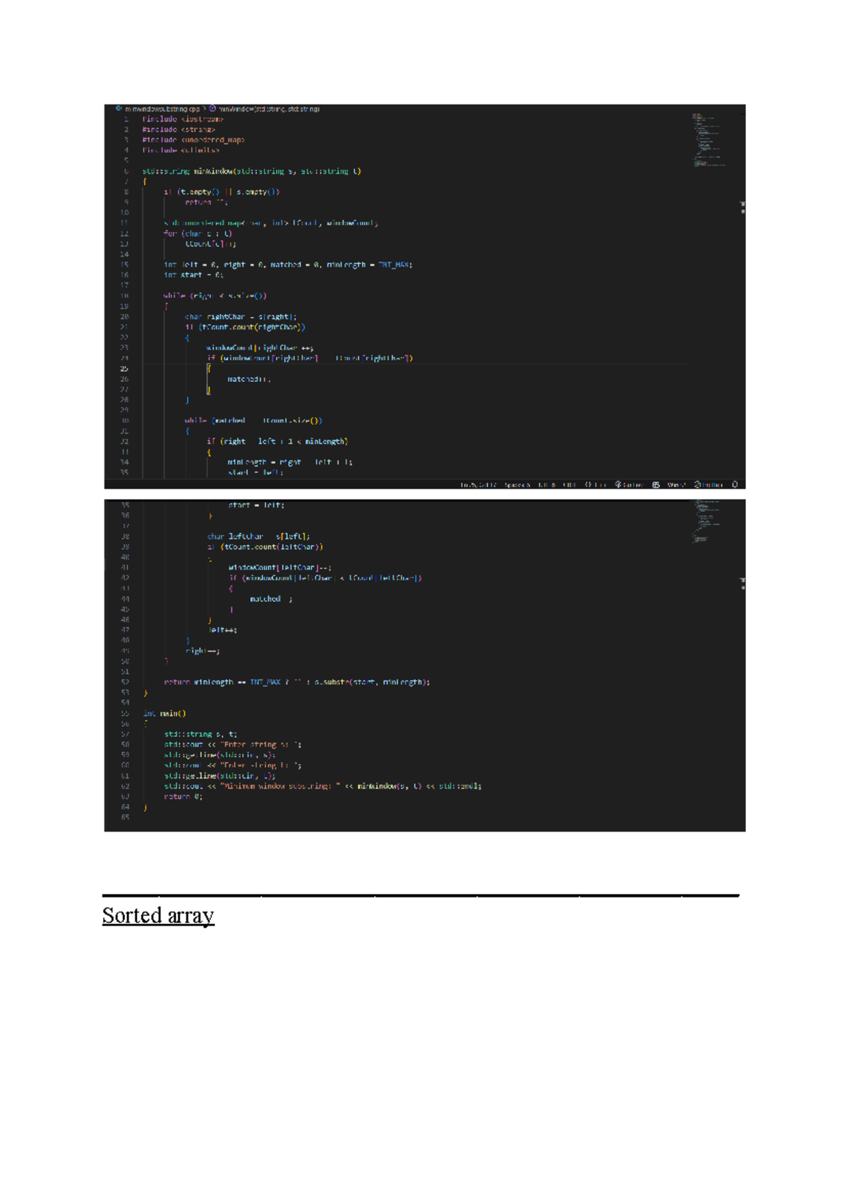 Leetcode WEEK13 C++ Min Window Substring Solution RA2211003010594 - Studocu