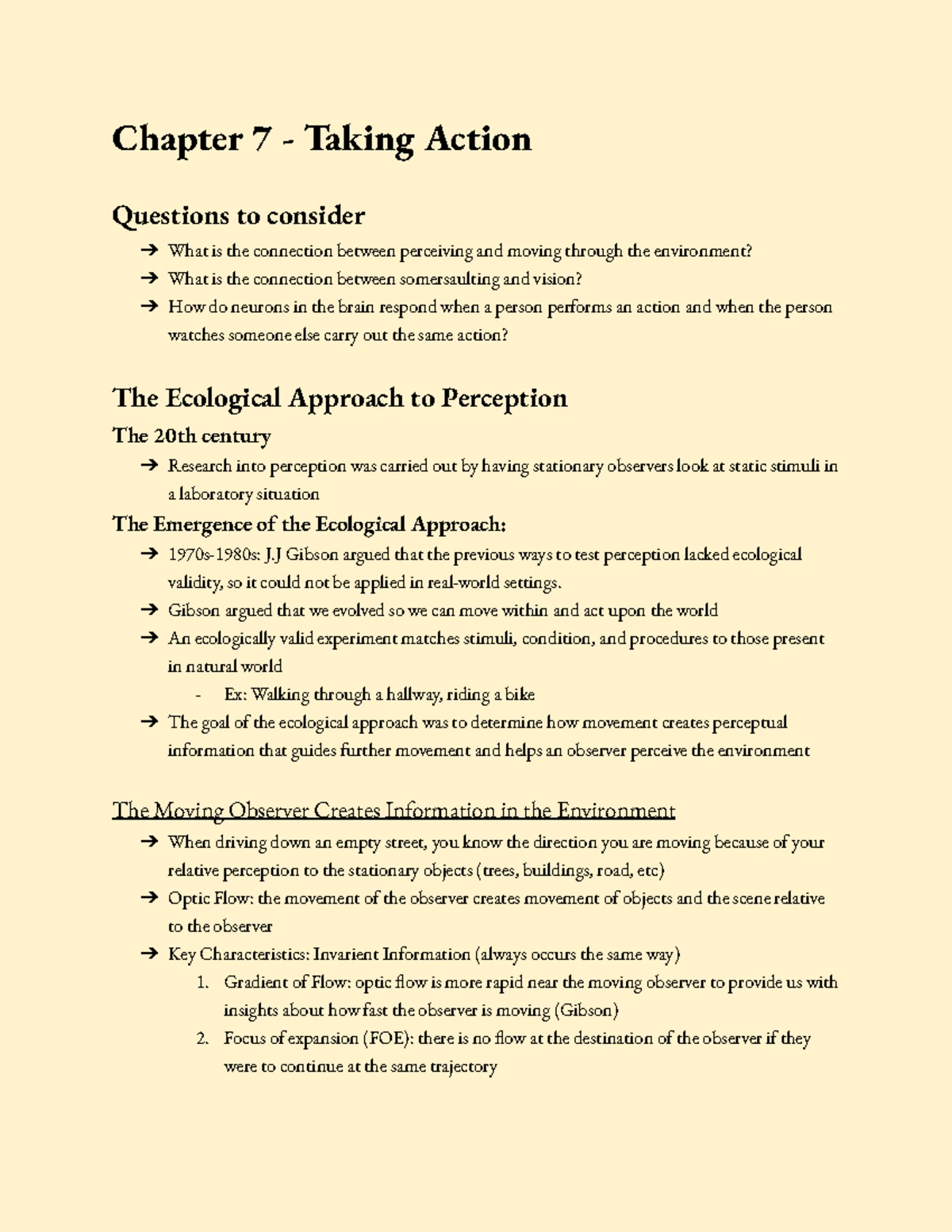 Chapter 2 - Understanding the Perceptual Process Fundamentals - Studocu