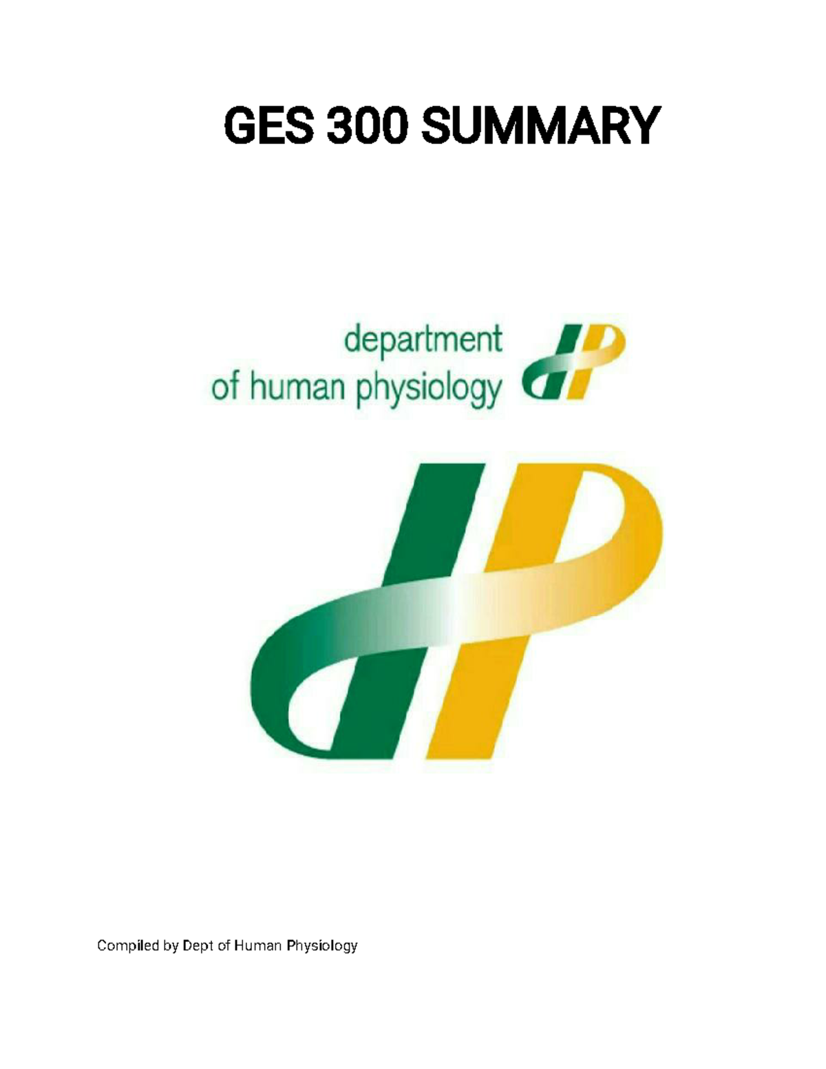GES 300 Summary(2) 073704 - GES 300 SUMMARY department of human ...
