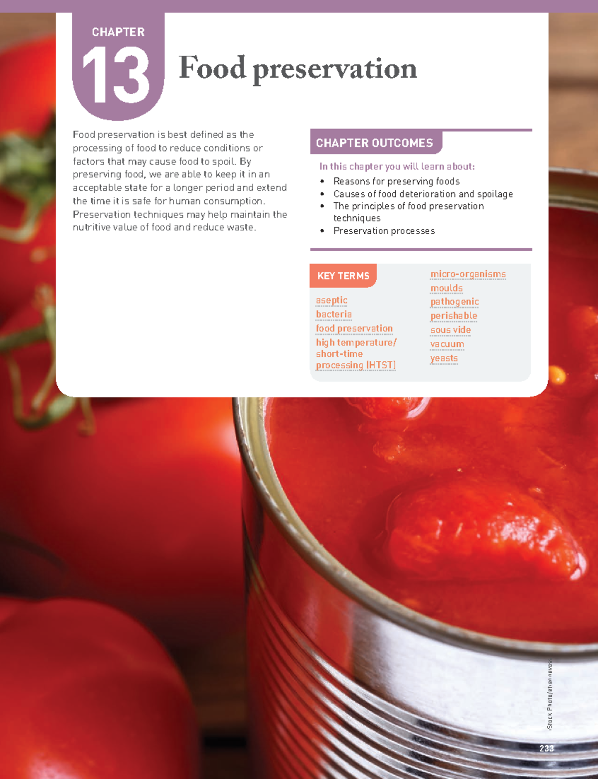 Chapter 13 - FM: Food Preservation Techniques and Principles - Studocu
