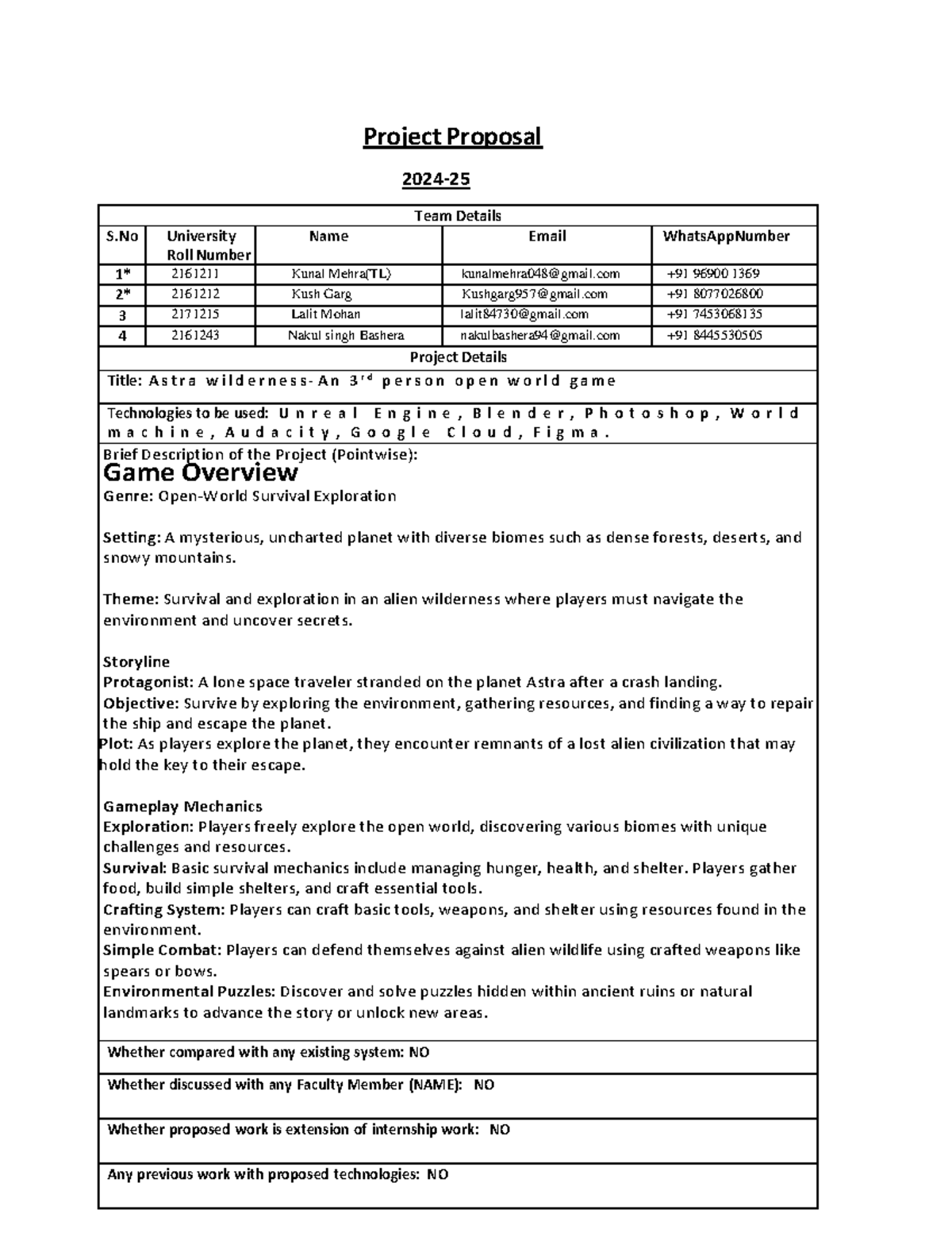 Format - Initial Project Proposal (Major Project - Phase 1) - Project ...