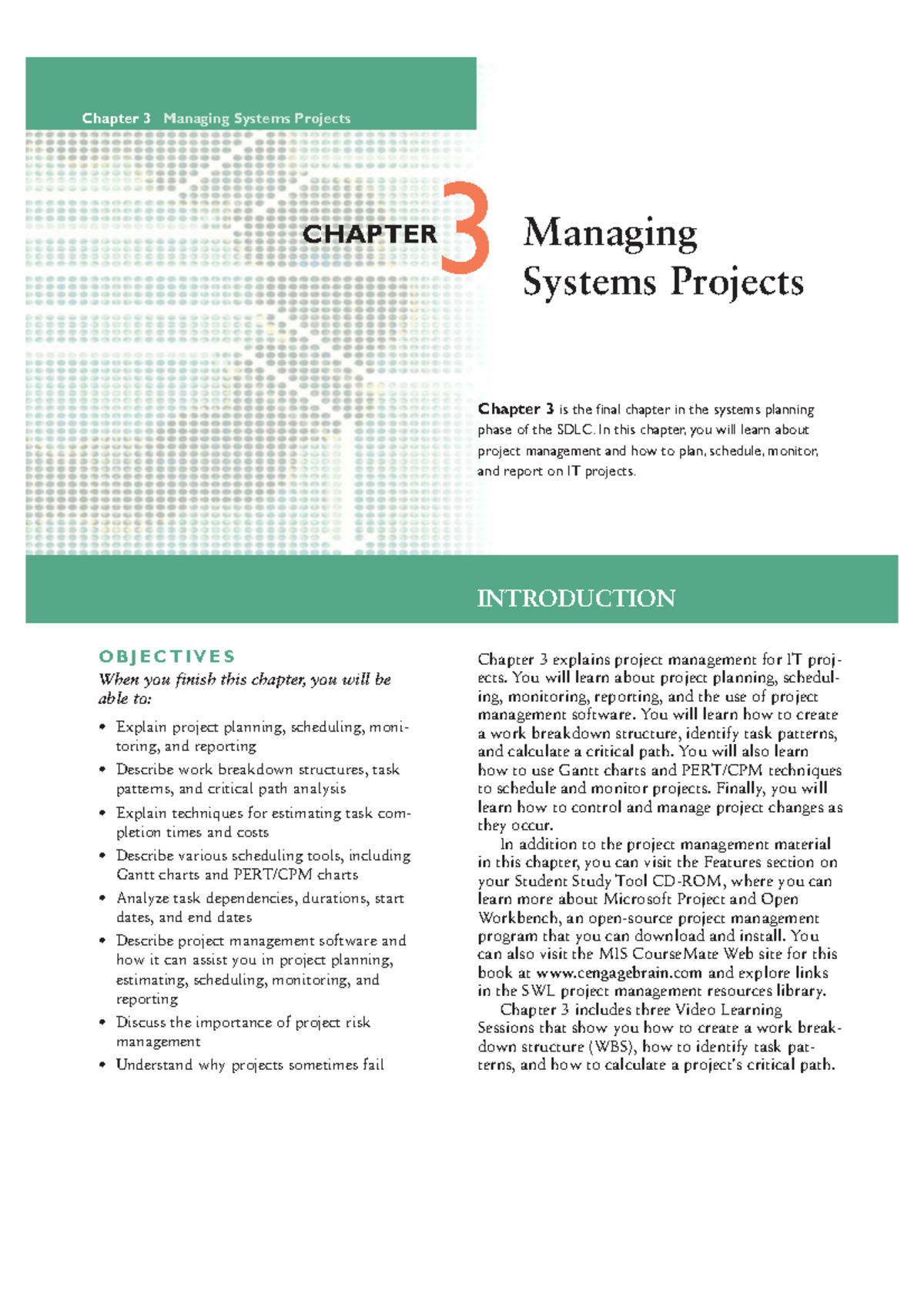 Chapter 3: Managing Systems Projects in the SDLC - Key Concepts and ...
