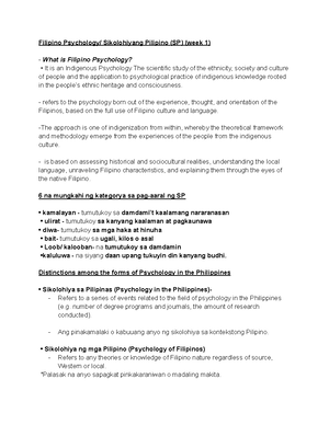 The Filipinization of Personality Theory - From Colonial to Liberation ...