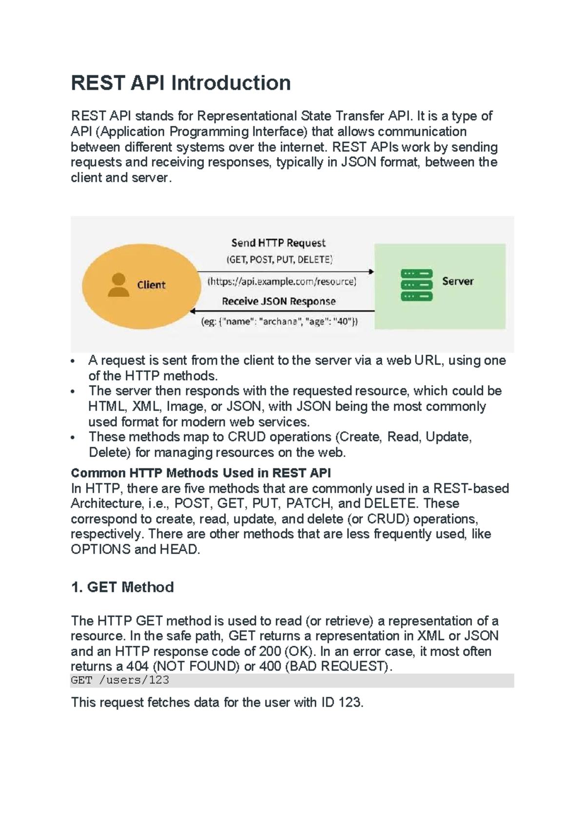 REST API Overview - UNIT-3 - Studocu