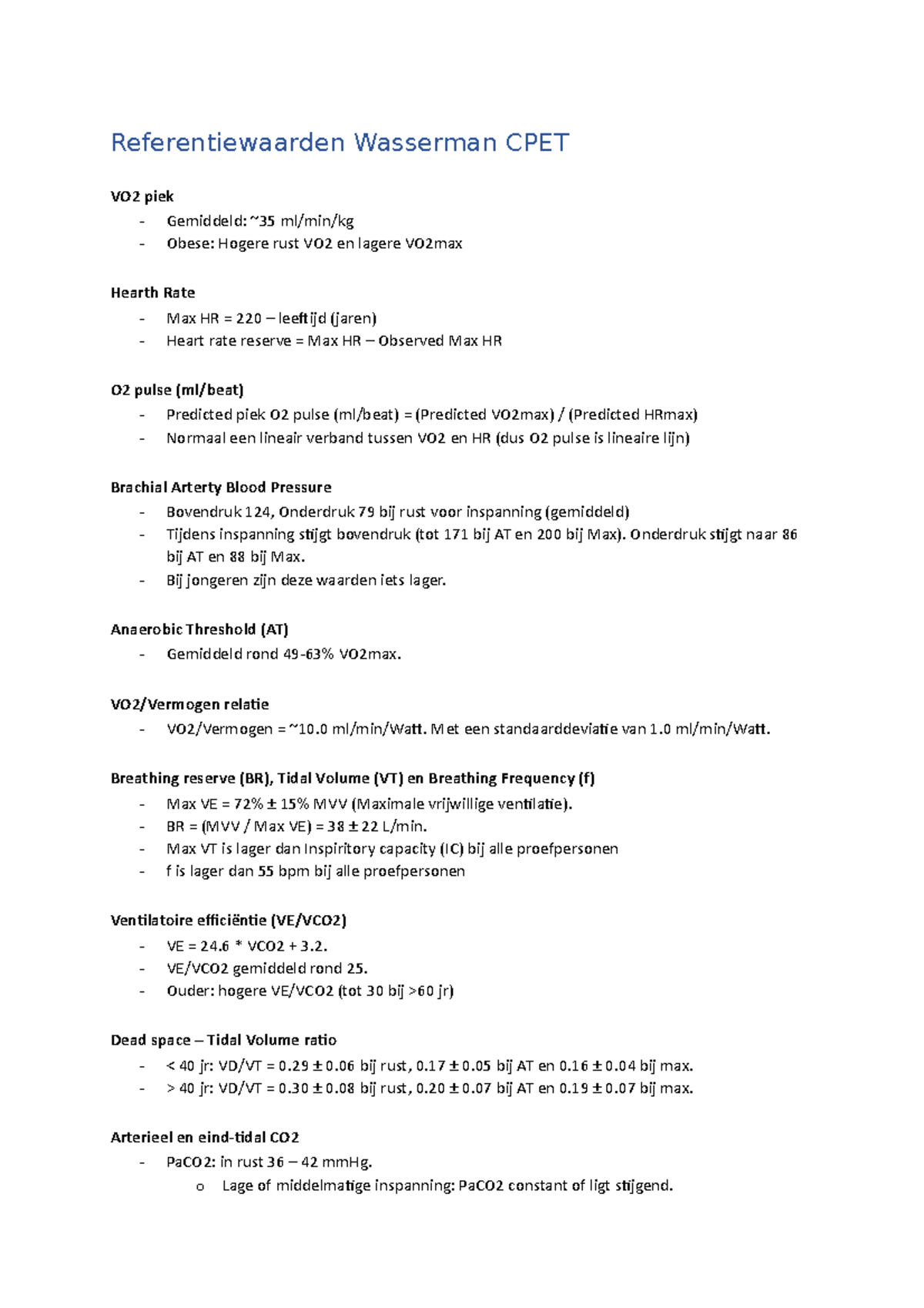 CPET Referentiewaarden artikel Wasserman - Referentiewaarden Wasserman ...