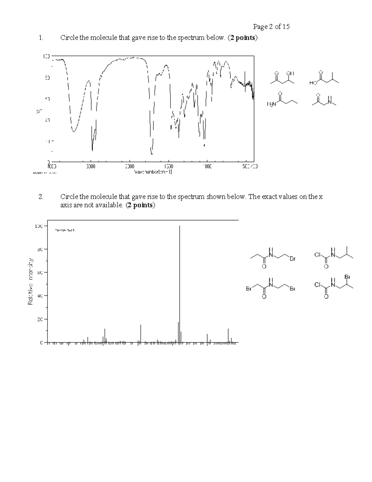 CHM 3122 Midterm Assignment 11: NMR Structure Assignments - Studocu