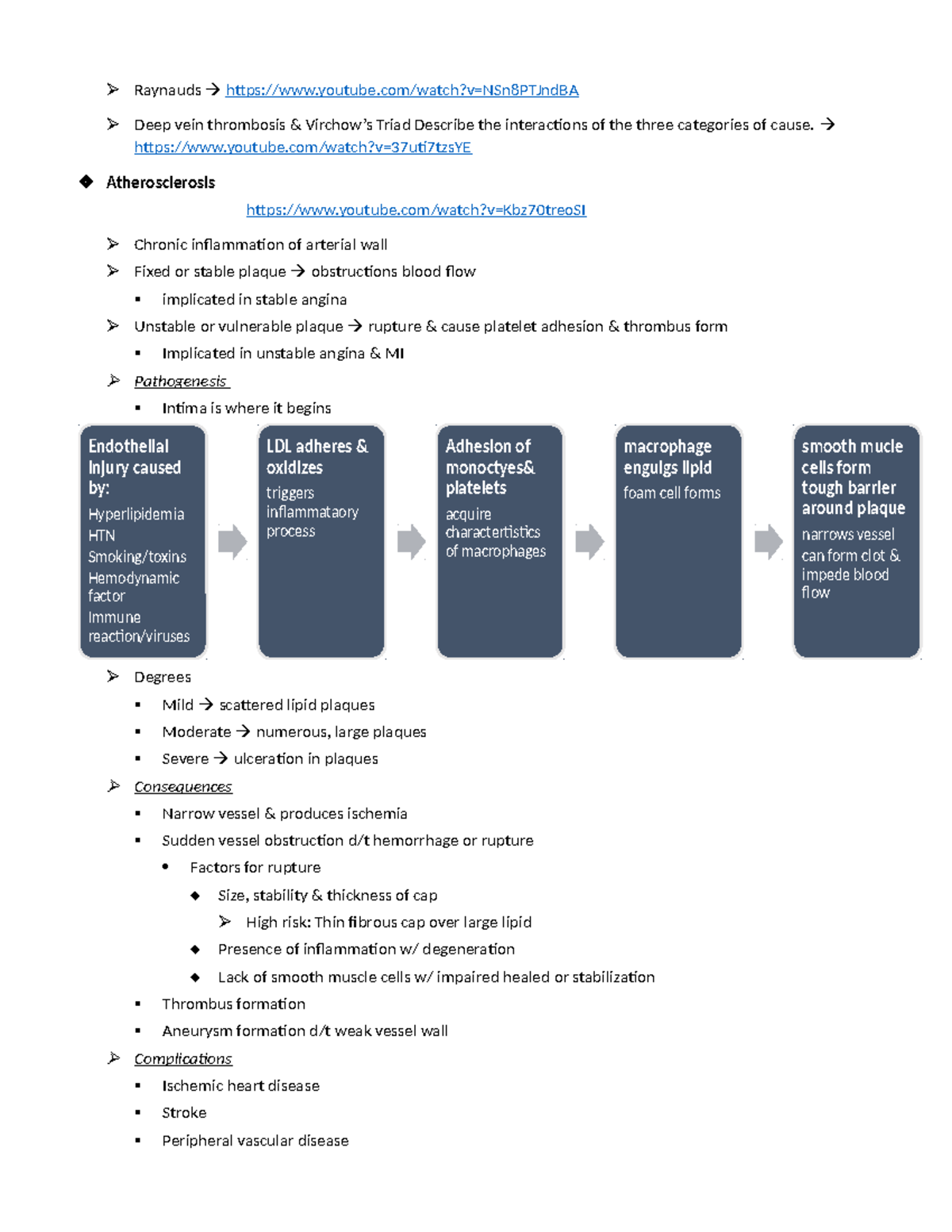 Pathophysiology Exam 3 Comprehensive Study Notes - Studocu