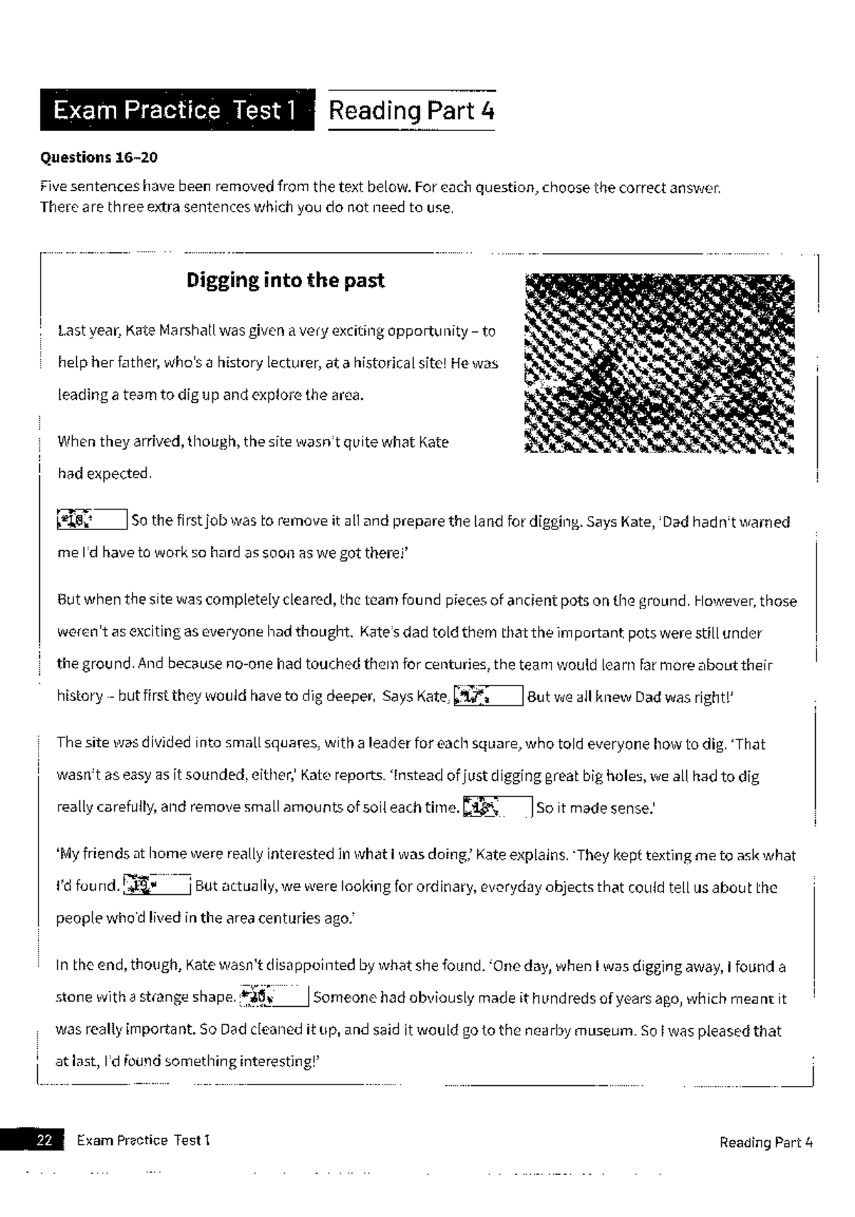 Exam Practice Test 1: Reading Part 4 Questions and Answers - Studocu