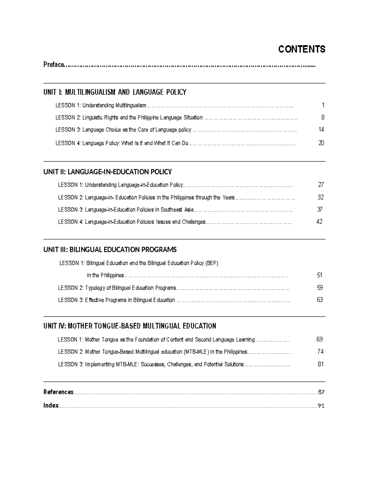 Language Programs and Policies in Multilingual Societies: A Course ...