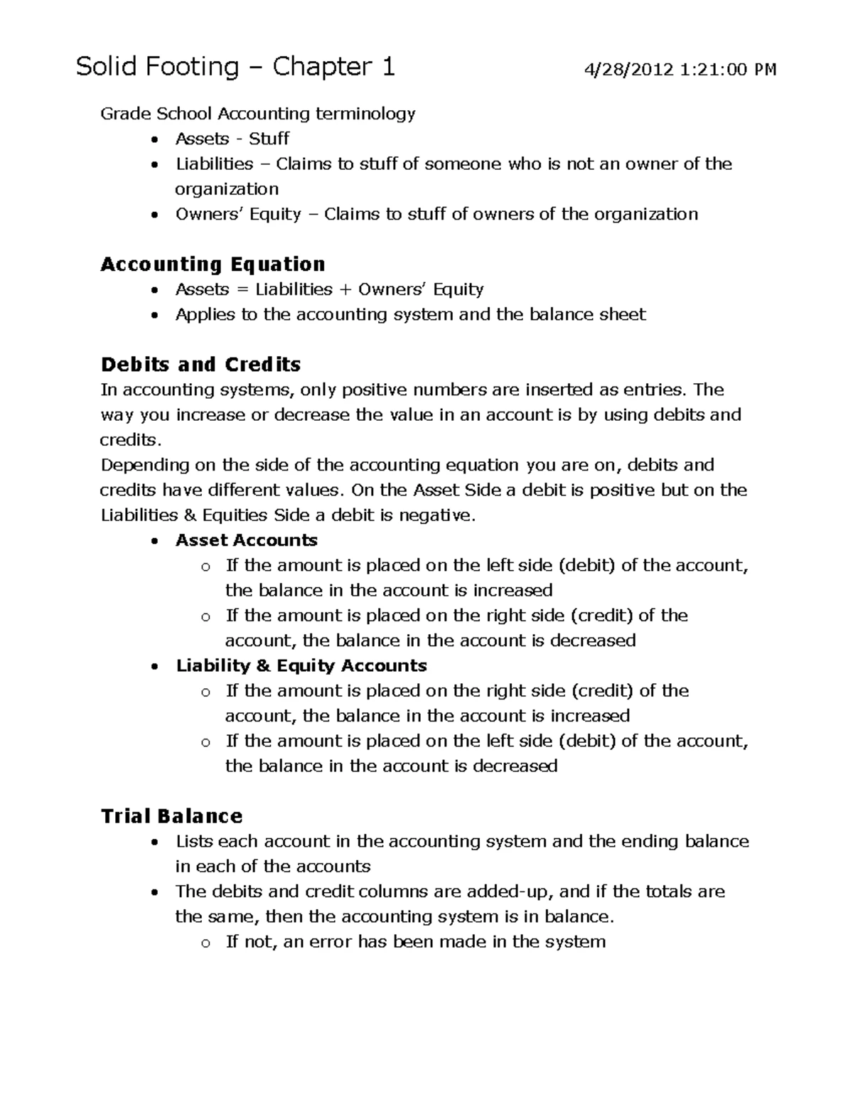 ACC 221 Spring 2024 Exam 3 - Comprehensive Review Guide and Checklist ...