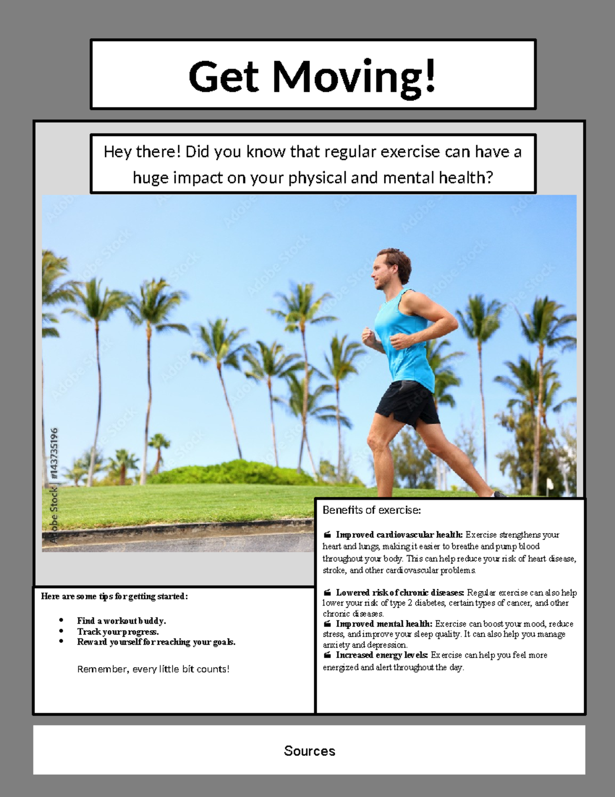 Print PSA Template 1 - assignments - Get Moving! Hey there! Did you ...