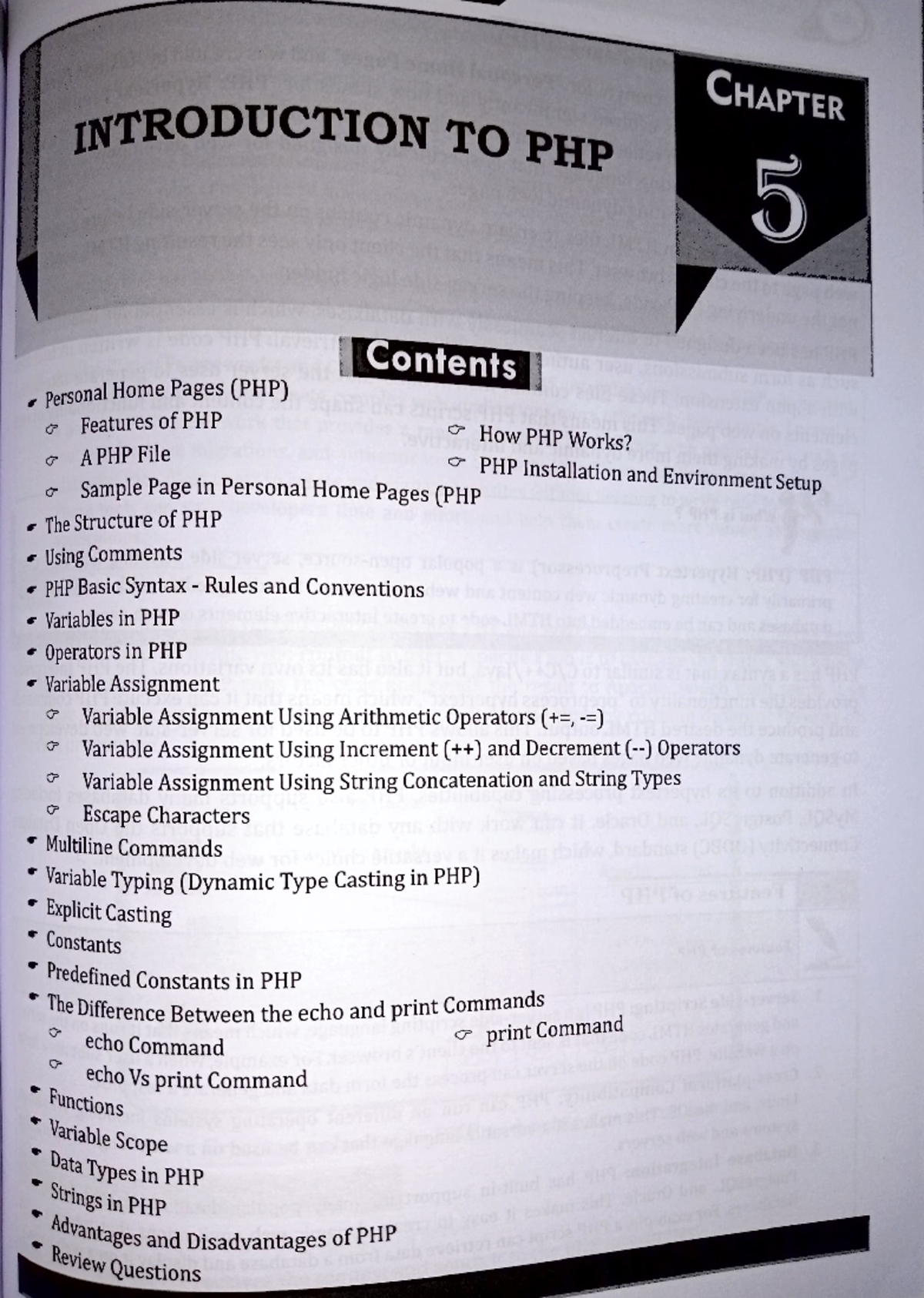 PHP 5 Web Programming Notes - Unit 3 Overview and Concepts - Studocu