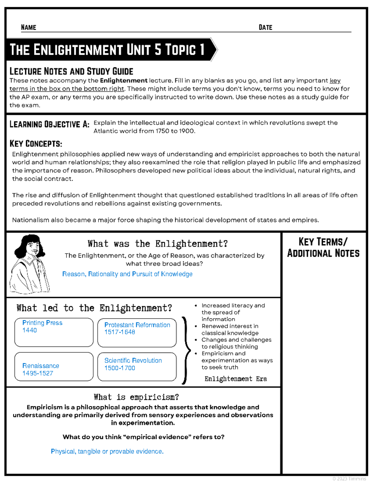 5.1 Guided Notes for Students - Studocu