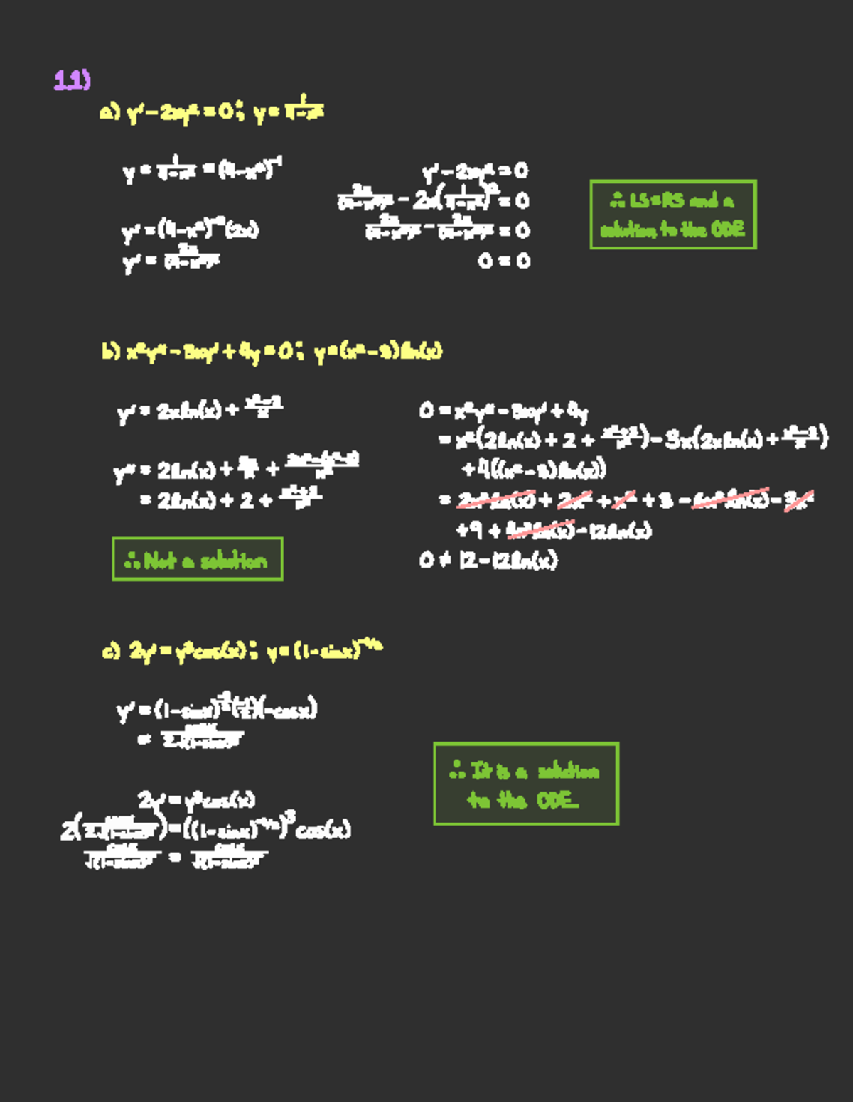 Lecture 1: Solutions to ODEs and Initial Value Problems (ODE WB) - Studocu