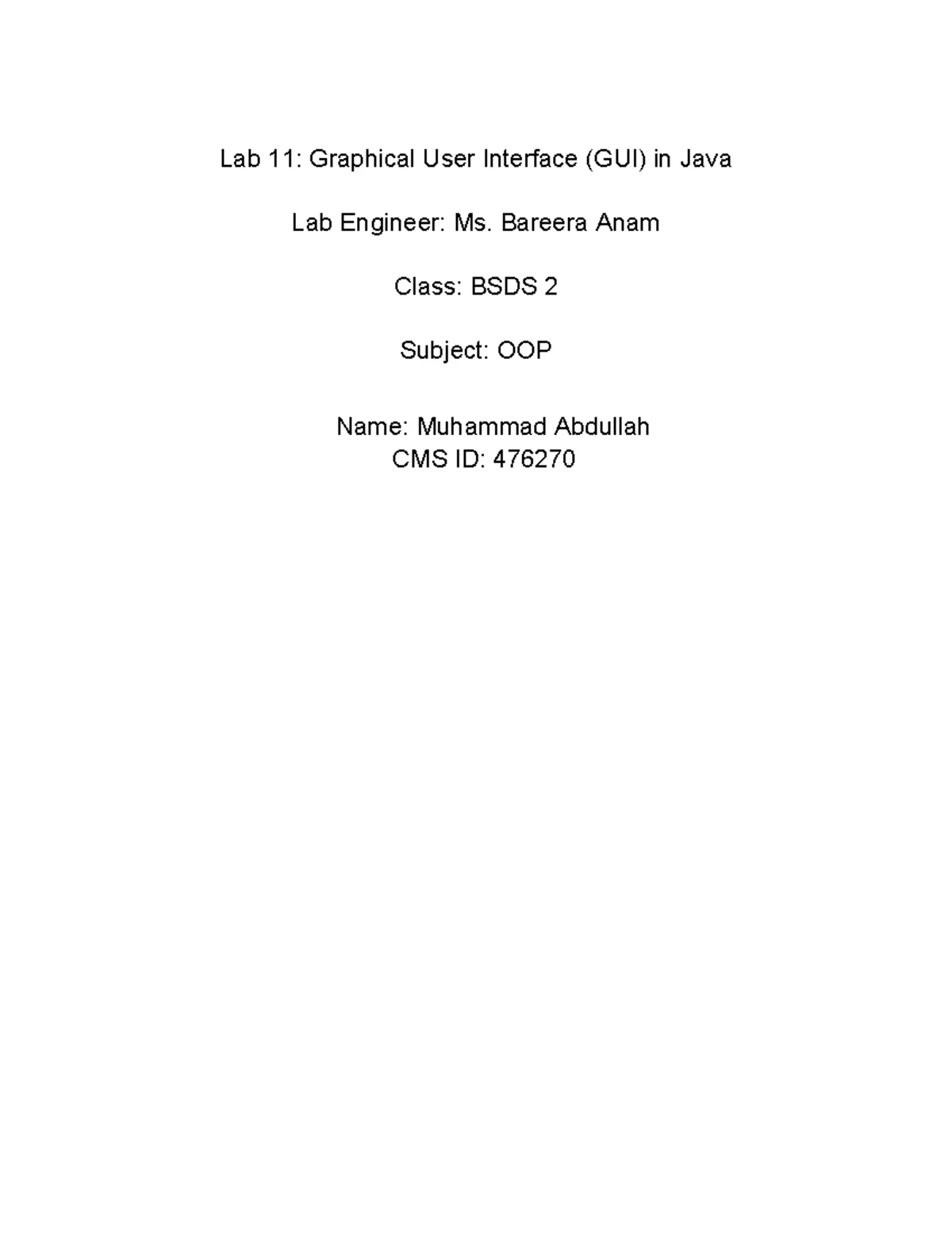 Lab 11 - Open-Ended Lab-II - Normalization Exercise - Faculty Of ...