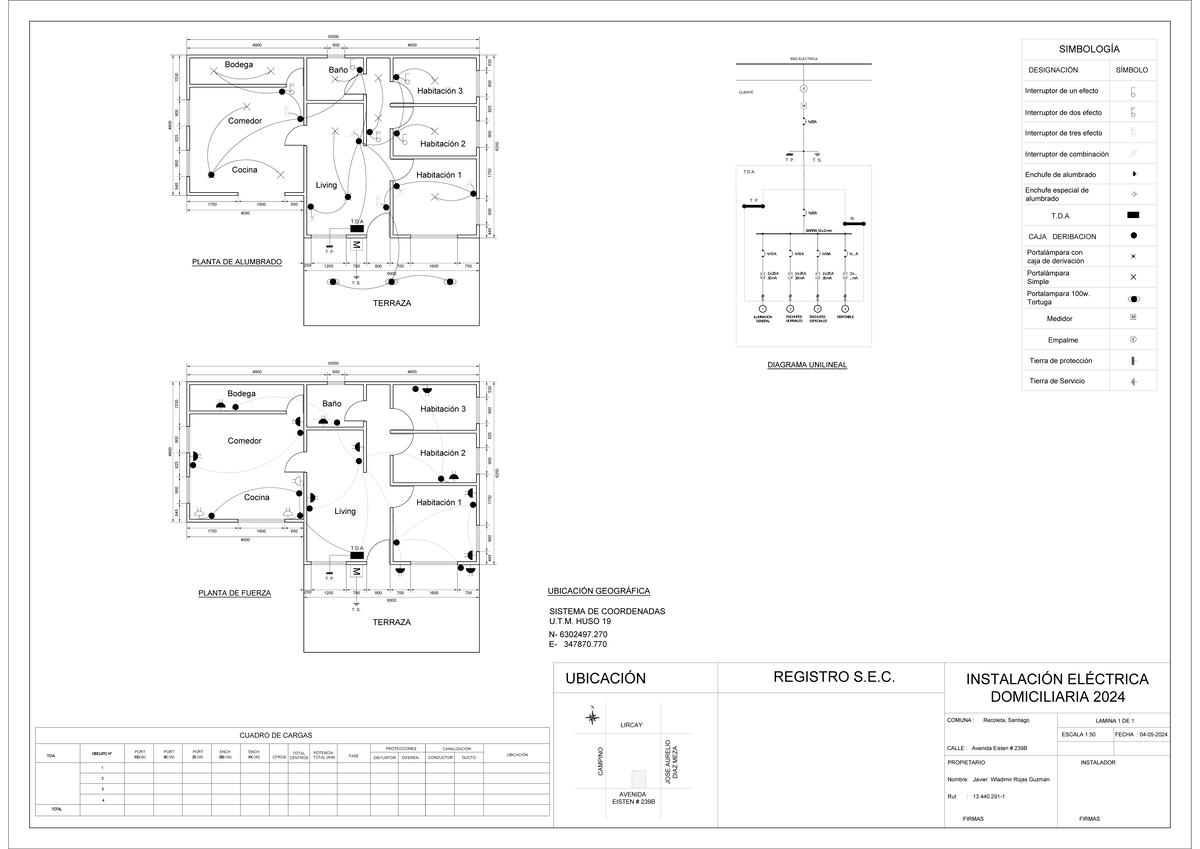 JAVIER 1-1-MODEL - Installación Eléctrica y Diagramas 2024 - Document Preview
