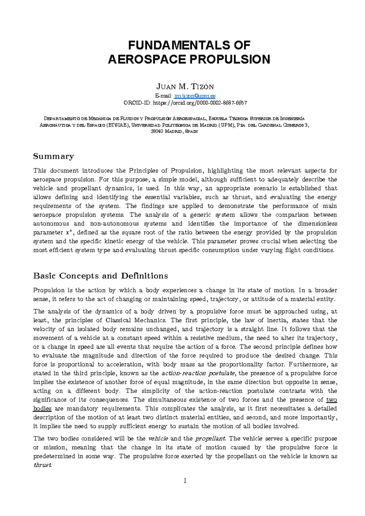 Fundamentals of Aerospace Propulsion (AEROSPACE 101) - Key Concepts and ...