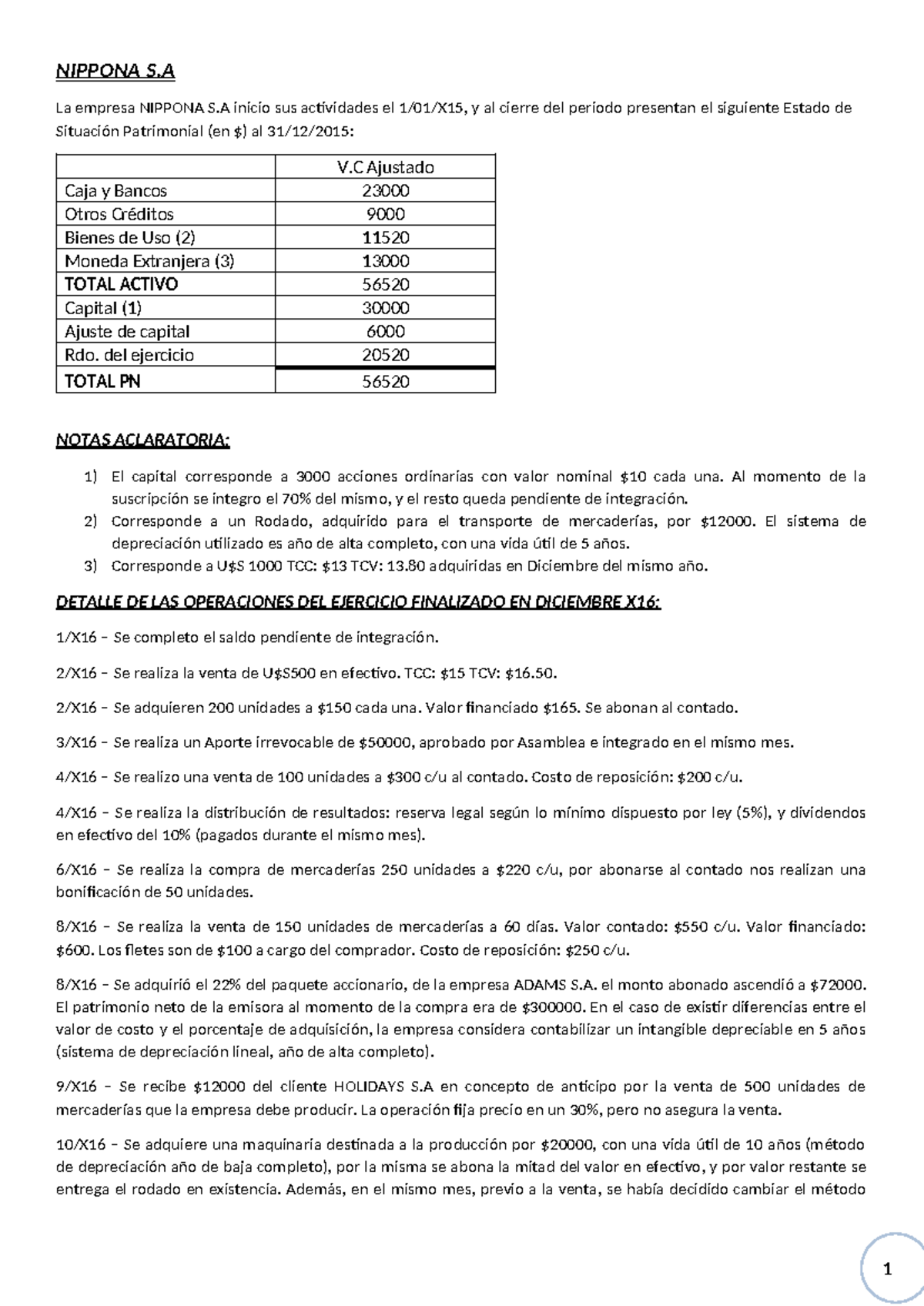 TP Estados Contables - Análisis del Estado de Situación Patrimonial de ...