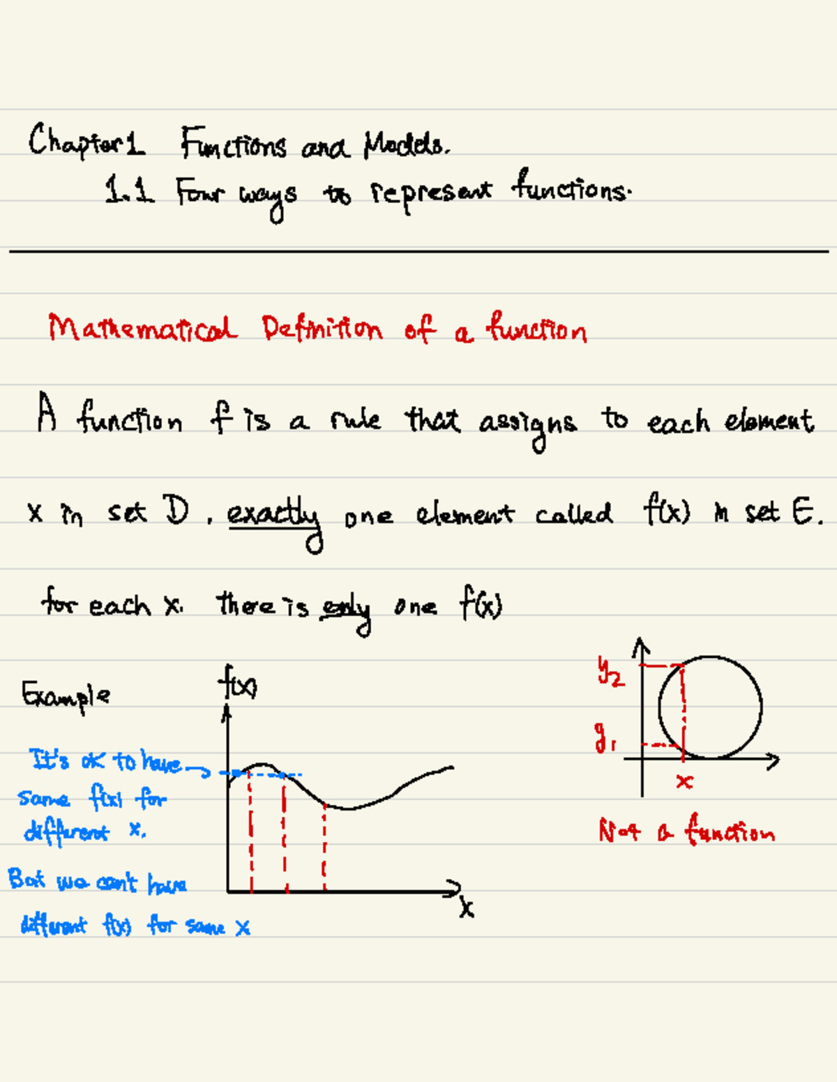 Math2A Lec 1 - Functions and Models Overview - Studocu