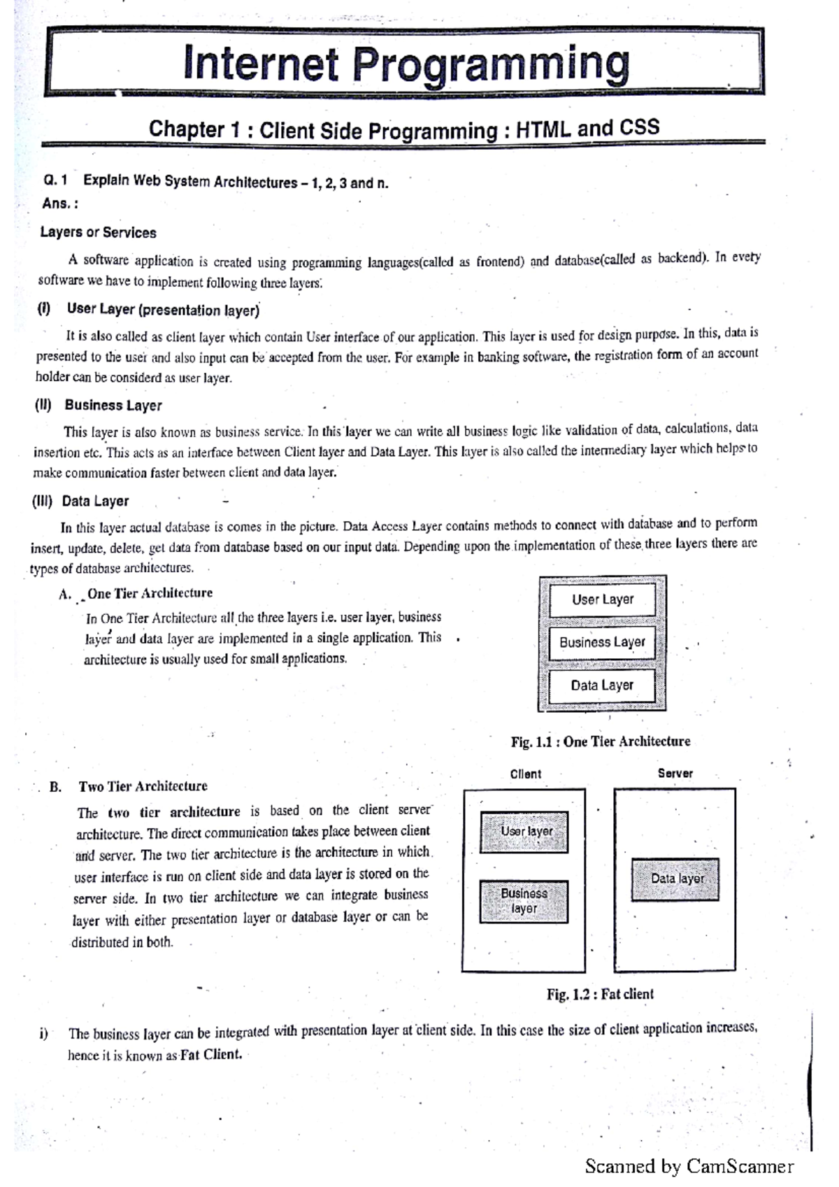 IP 101: Easy Solutions for Client Side Programming (HTML & CSS) Exam ...