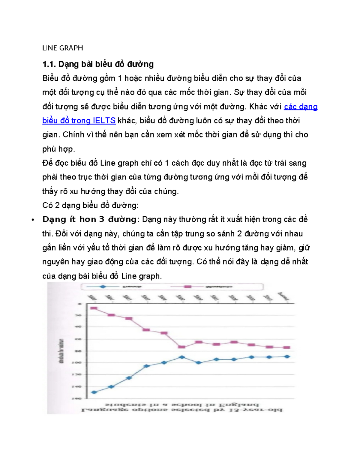 LINE Graph - nononon kipkip - LINE GRAPH 1. Dạng bài biểu đồ đường Biểu ...
