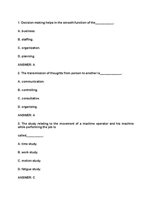 Final Exam Notes - MGMT 101: Principles of Management Concepts - Studocu