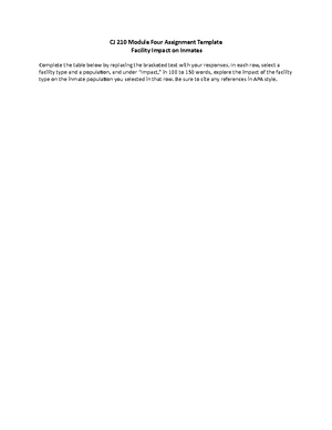 CJ-210 Module 3 Assignment: Overview of Louisiana State Penitentiary ...