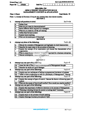 UNIT-5 - Notes - BMB 101 : MANAGEMENT CONCEPTS & ORGANIZATIONAL ...