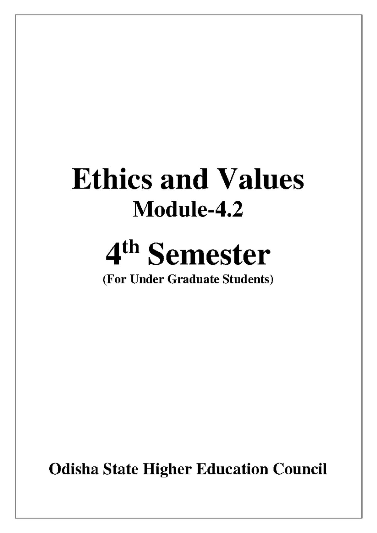 Ethics and Values in Higher Education: Challenges and Responsibilities ...
