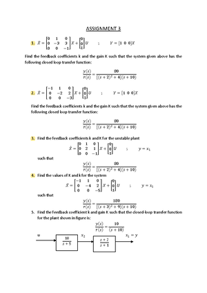 Problem Set - Tutorial Sheet Practice - Problem Set. EE313: Modern ...