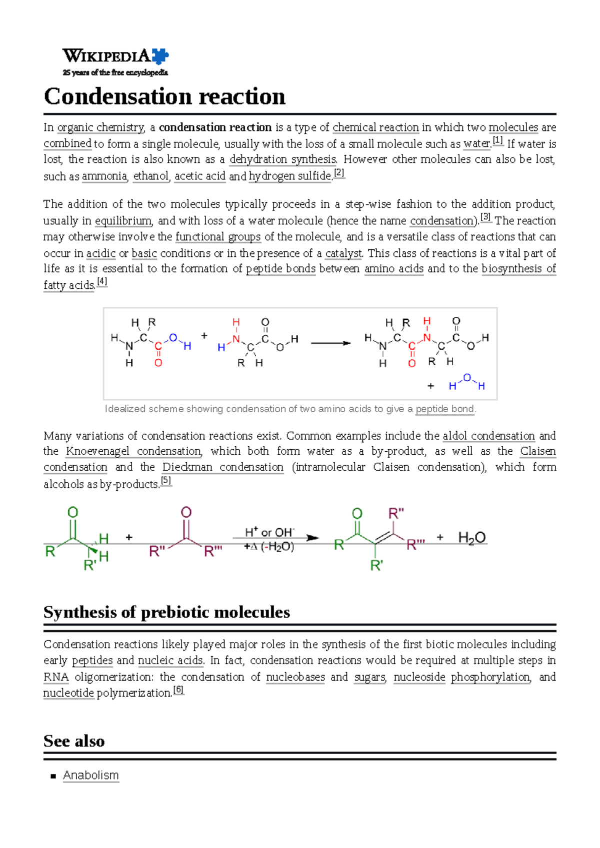 Condensation Reactions in Organic Chemistry: Key Concepts and Examples ...