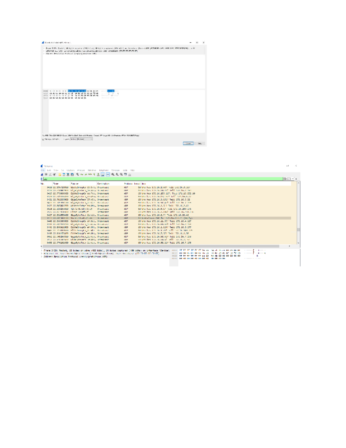 CSS 9th Op - Wireshark Packet Analysis for Ethernet Frames - Studocu