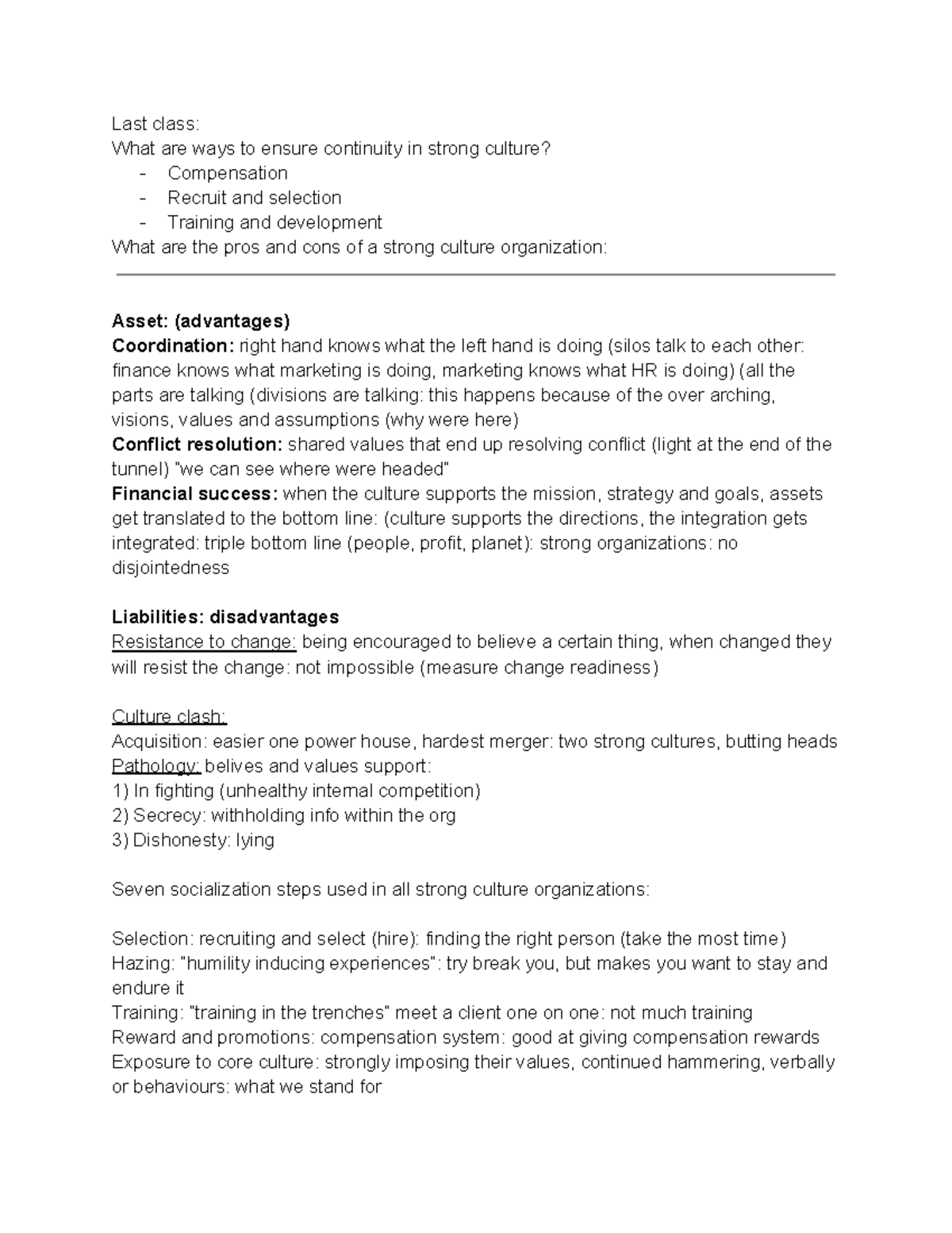 OB 101: Lecture Notes on Organizational Culture and Leadership Dynamics ...