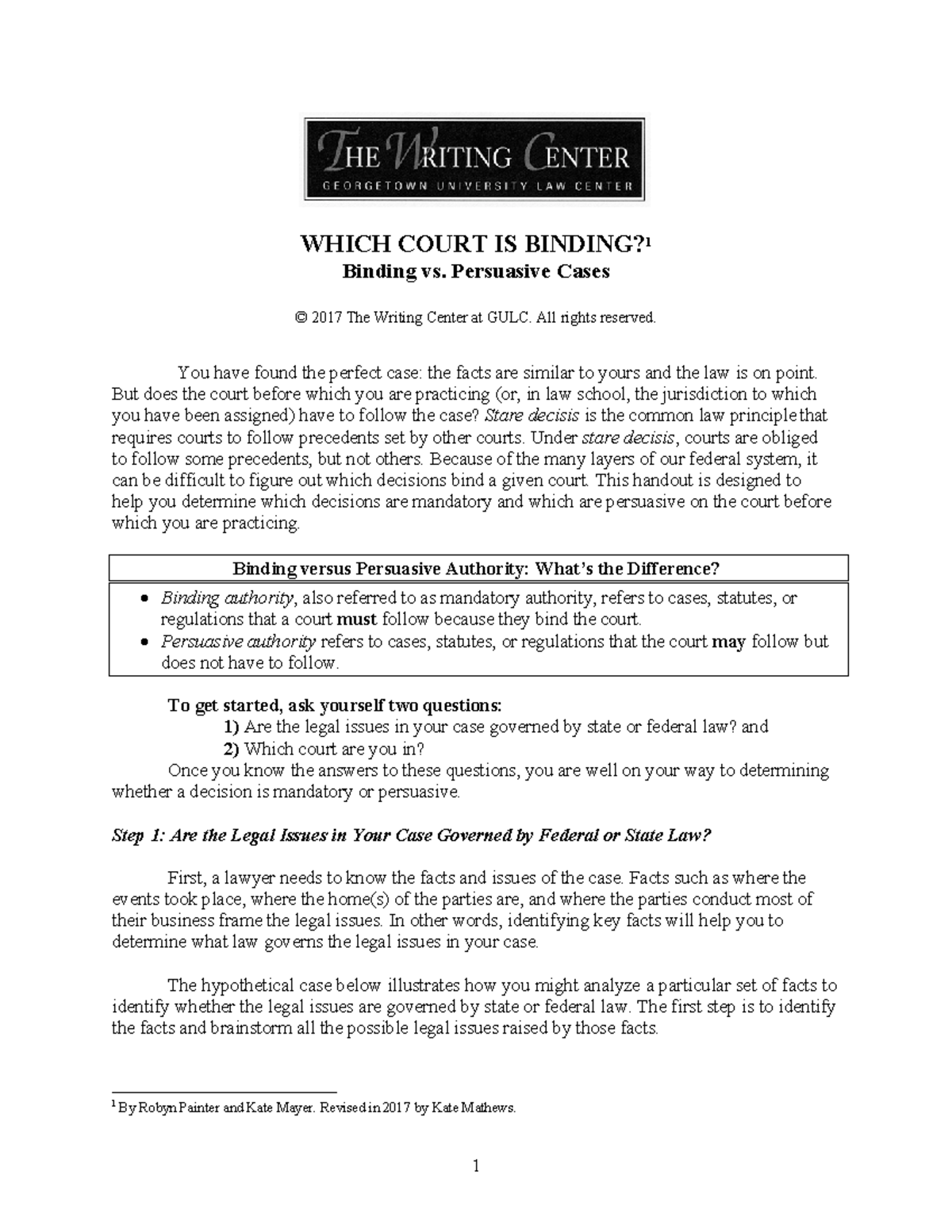 Which Court is Binding? Understanding Binding vs. Persuasive Authority ...