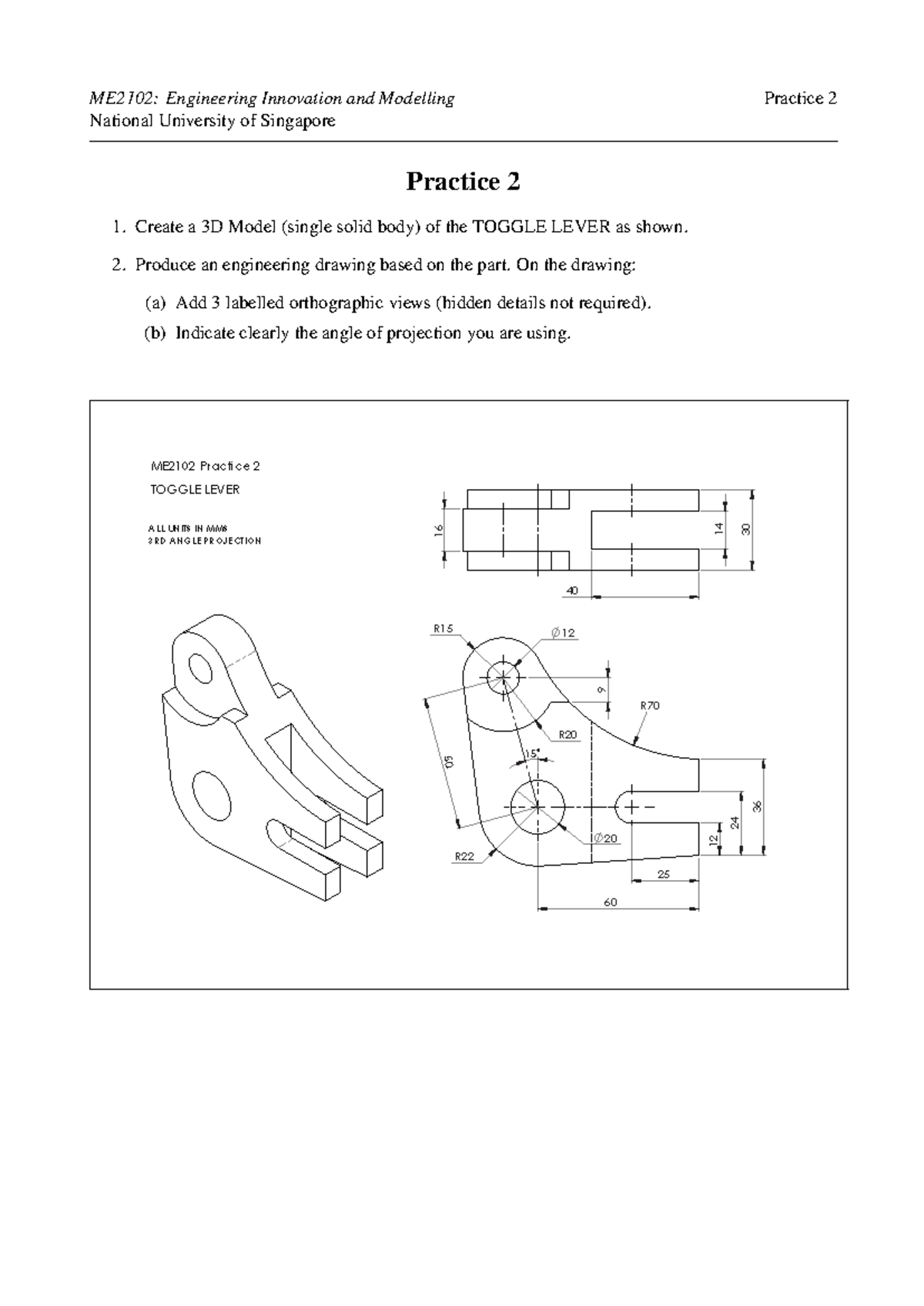 CAD Practice 2 Instructions - ME2102: Engineering Innovation and ...