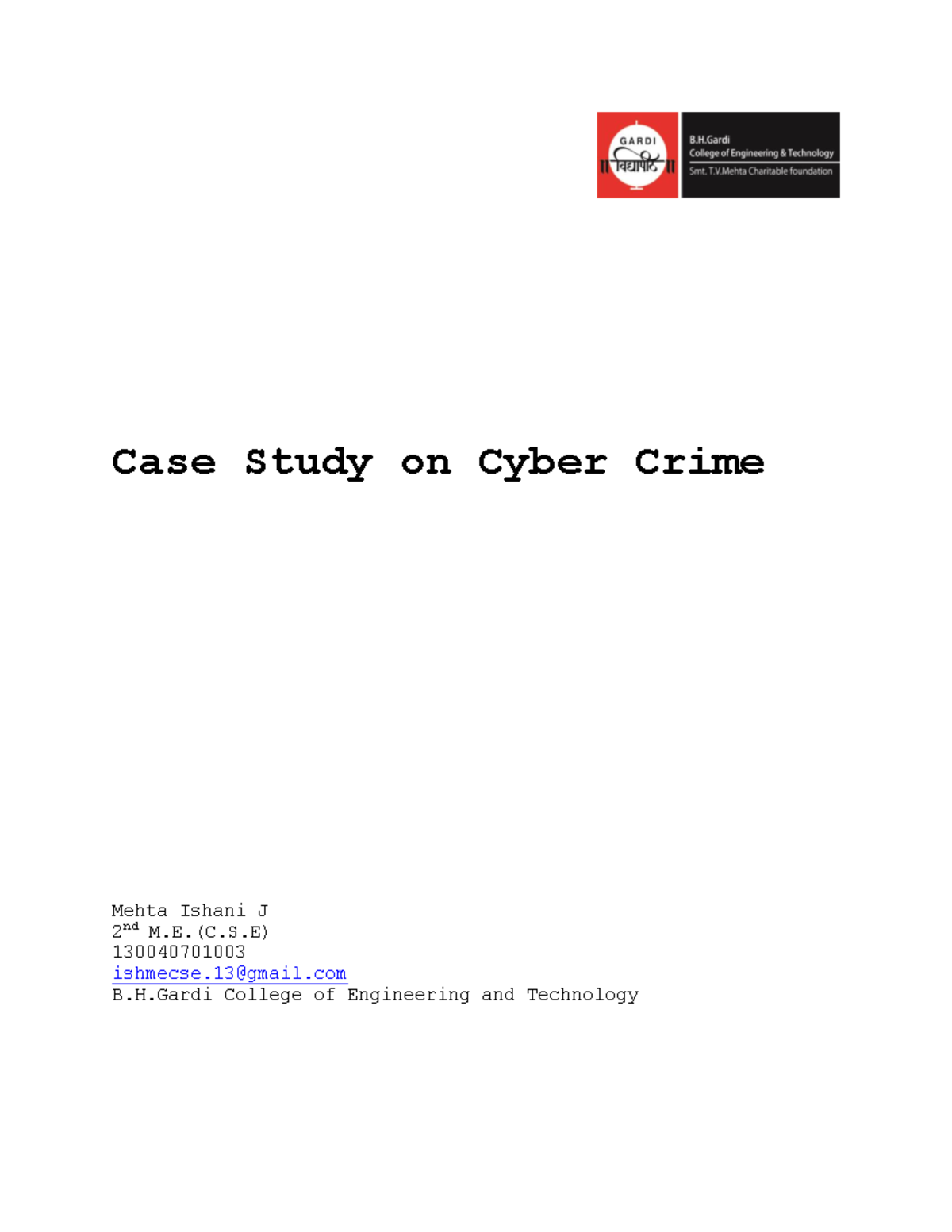 Unit-5-Case Study-Cyber Crime Overview and Real-World Cases - Studocu