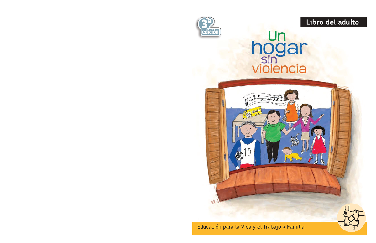 Libro del adulto: Un hogar sin violencia - Guía de aprendizaje y