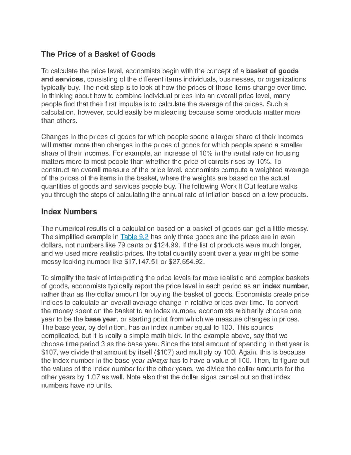 Econ 2 - Final Exam Inflation Notes and Price Index Calculations - Studocu