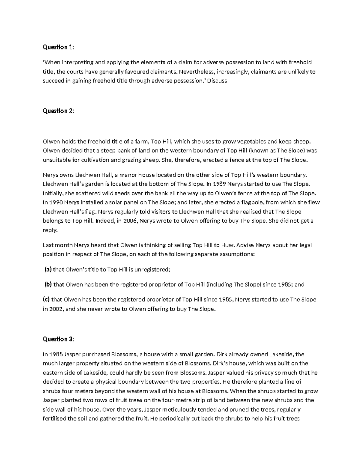 Adverse Possession in Land Law: Legal Challenges & Case Studies - NNN ...