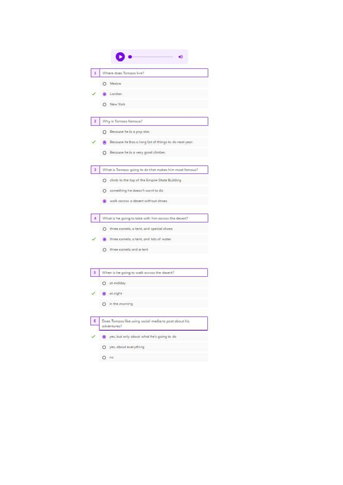 Progres Unidad 6 - Resuelto Test de Comprensión y Actividades - Document Preview