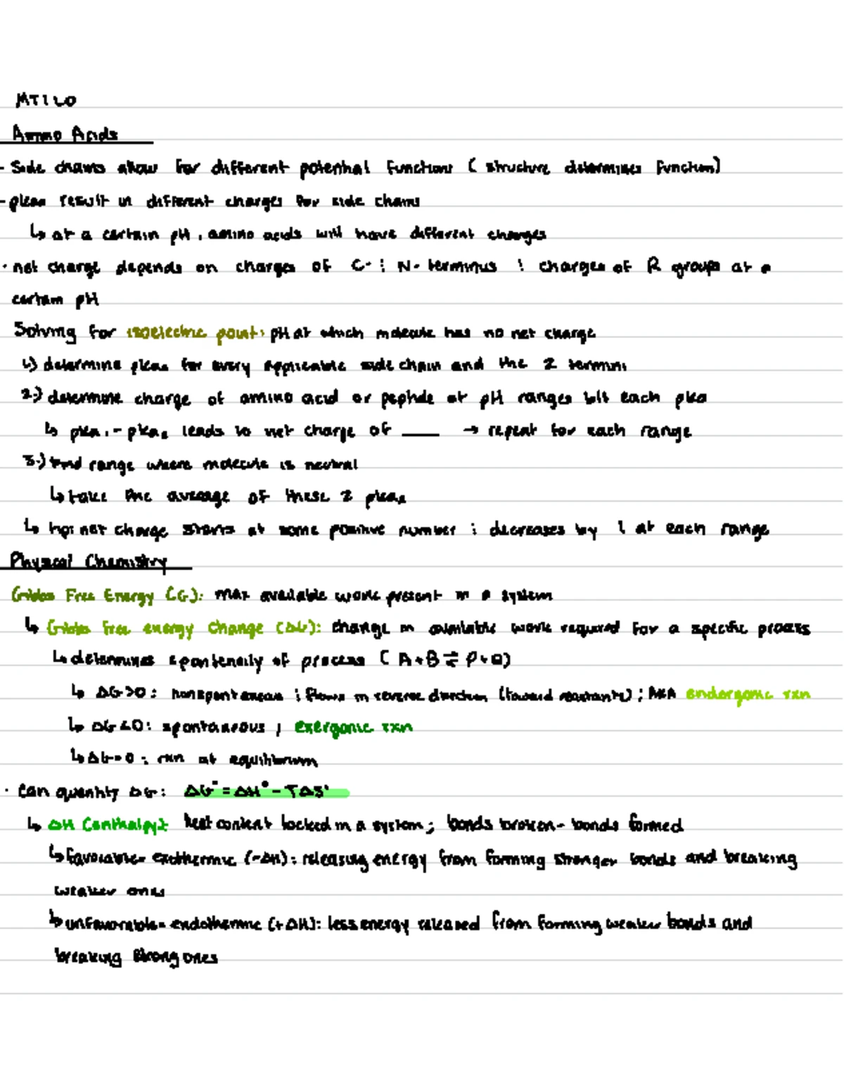 CHEM 153A Week 7 Learning Objectives: Bioenergetics and ATP - Studocu