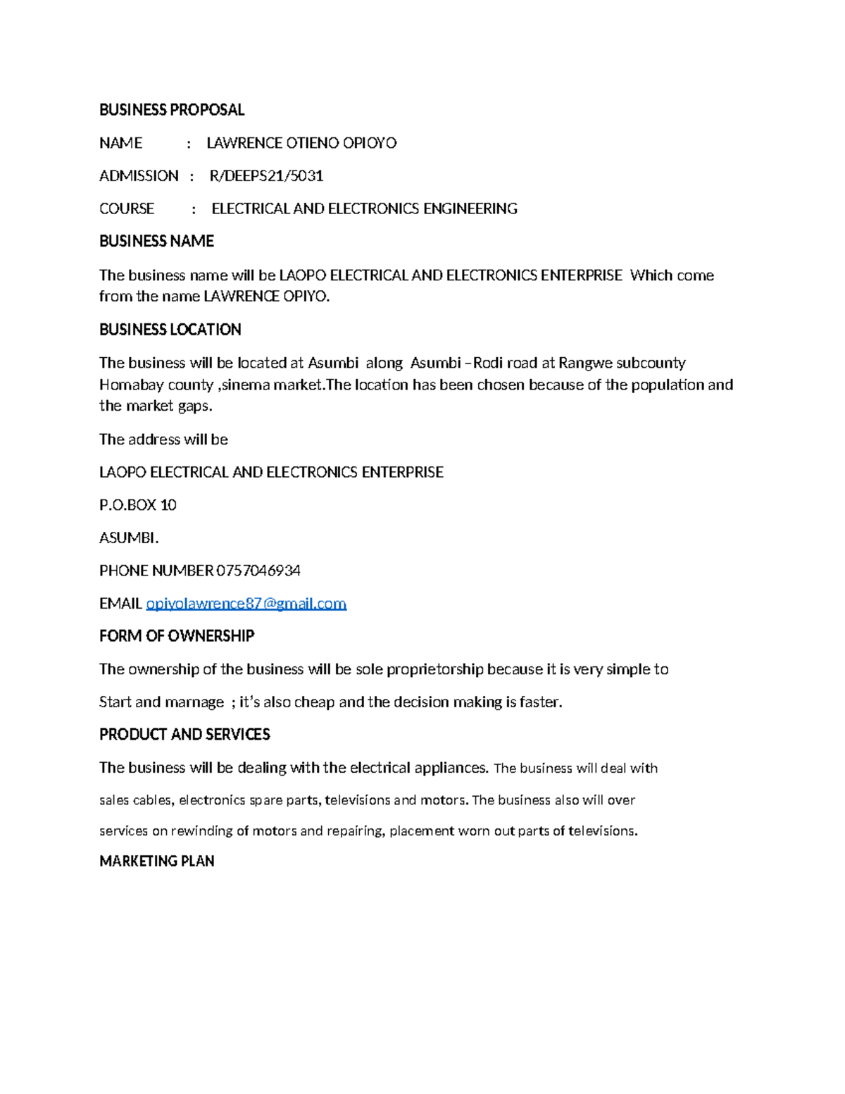 free electrical \u0026amp; plumbing construction bid package turbobid plumbing  proposal template by Brandon Oliver, image size:1200x1553