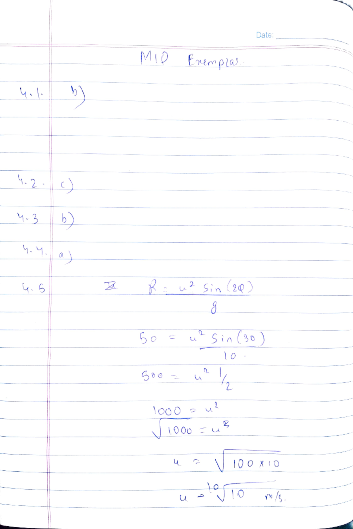 MIP exemplar - mip examplar - Maths - MIDEntpla b) Sinl lo (fodio) 100 ...