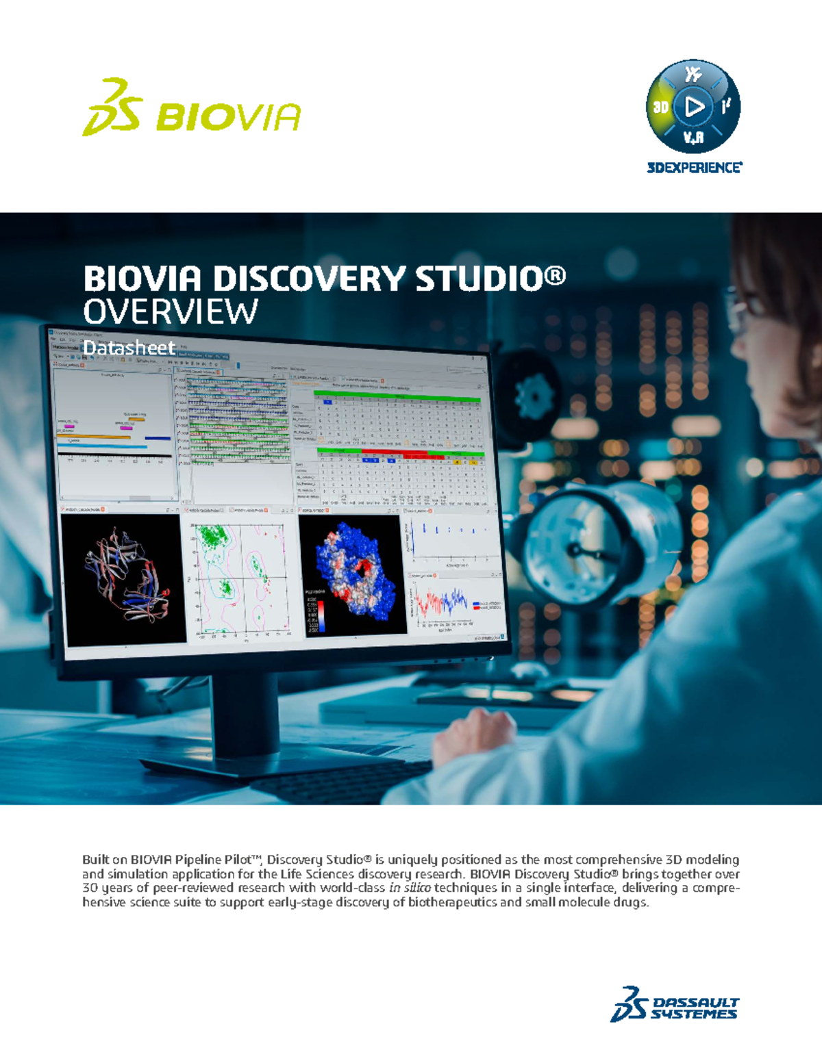 BIOVIA Discovery Studio Overview Datasheet for Life Sciences - Studocu
