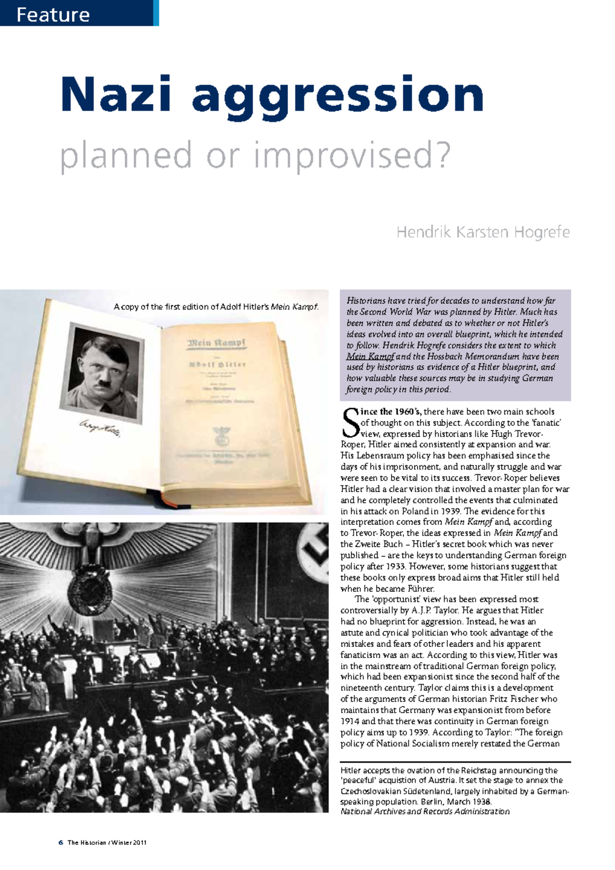 Nazi Aggression: Analyzing Hitler's Blueprint for WWII Policies - Studocu