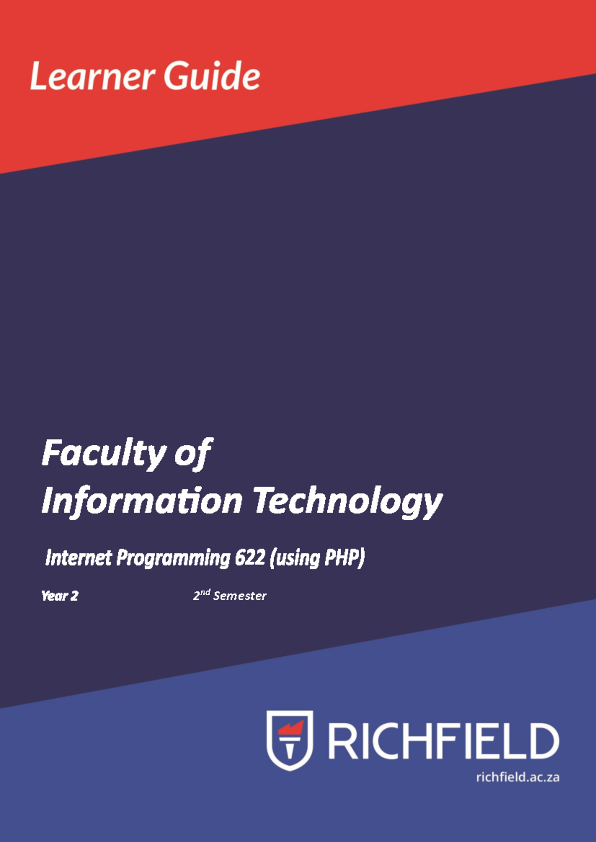 Internet Programming Sem2 - 2 nd Semester Registered with the ...