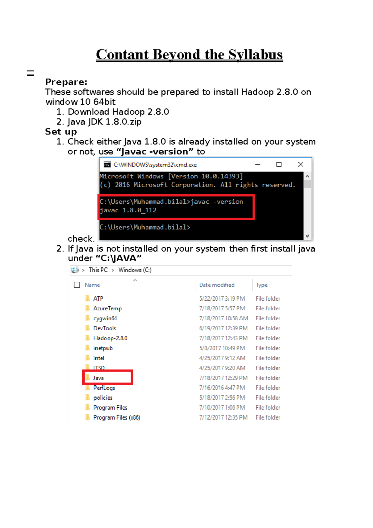Setting Up Hadoop 2.8.0 on Windows 10: A Step-by-Step Guide - Studocu