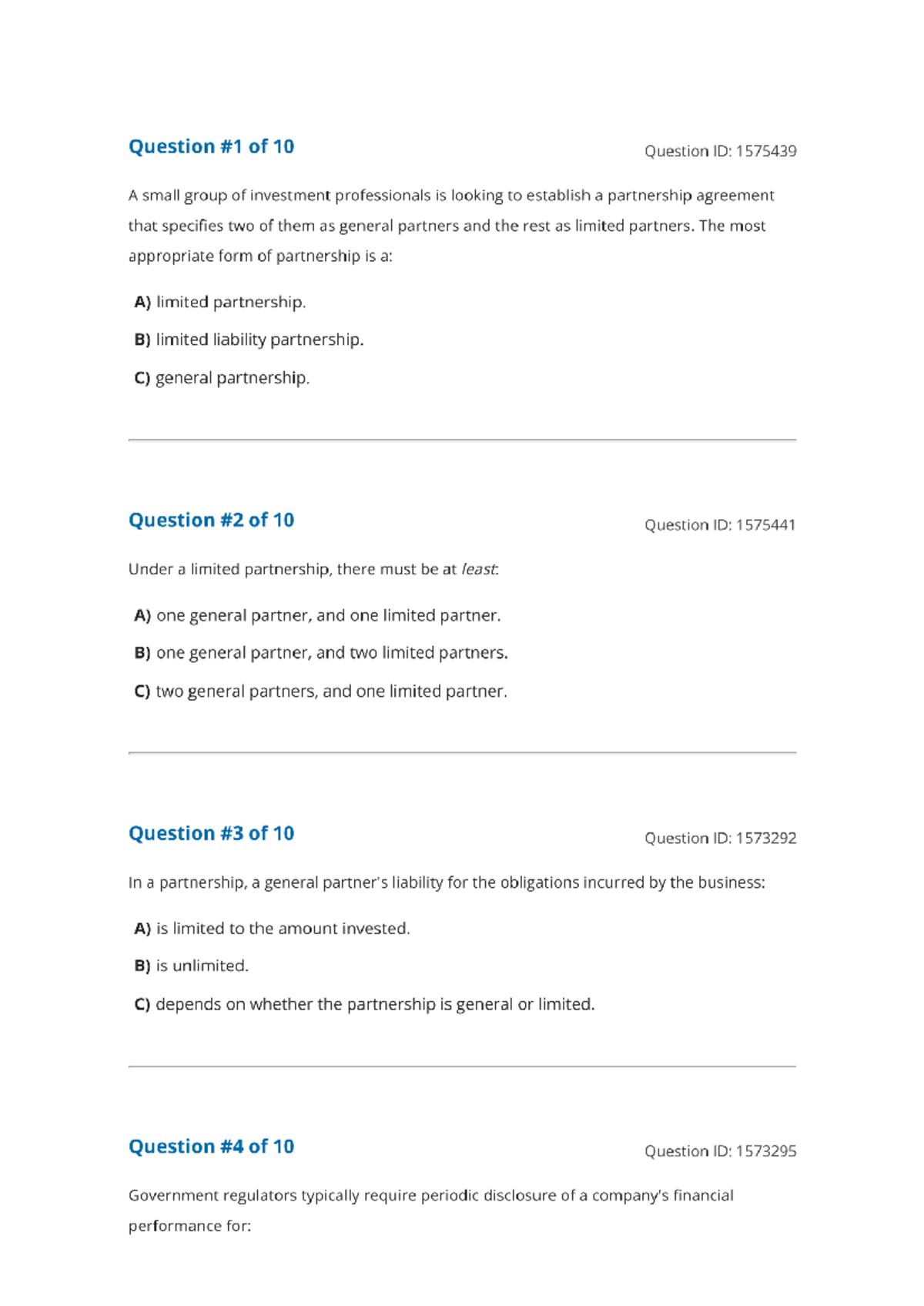 CI Q Final Exam Study Guide - Studocu