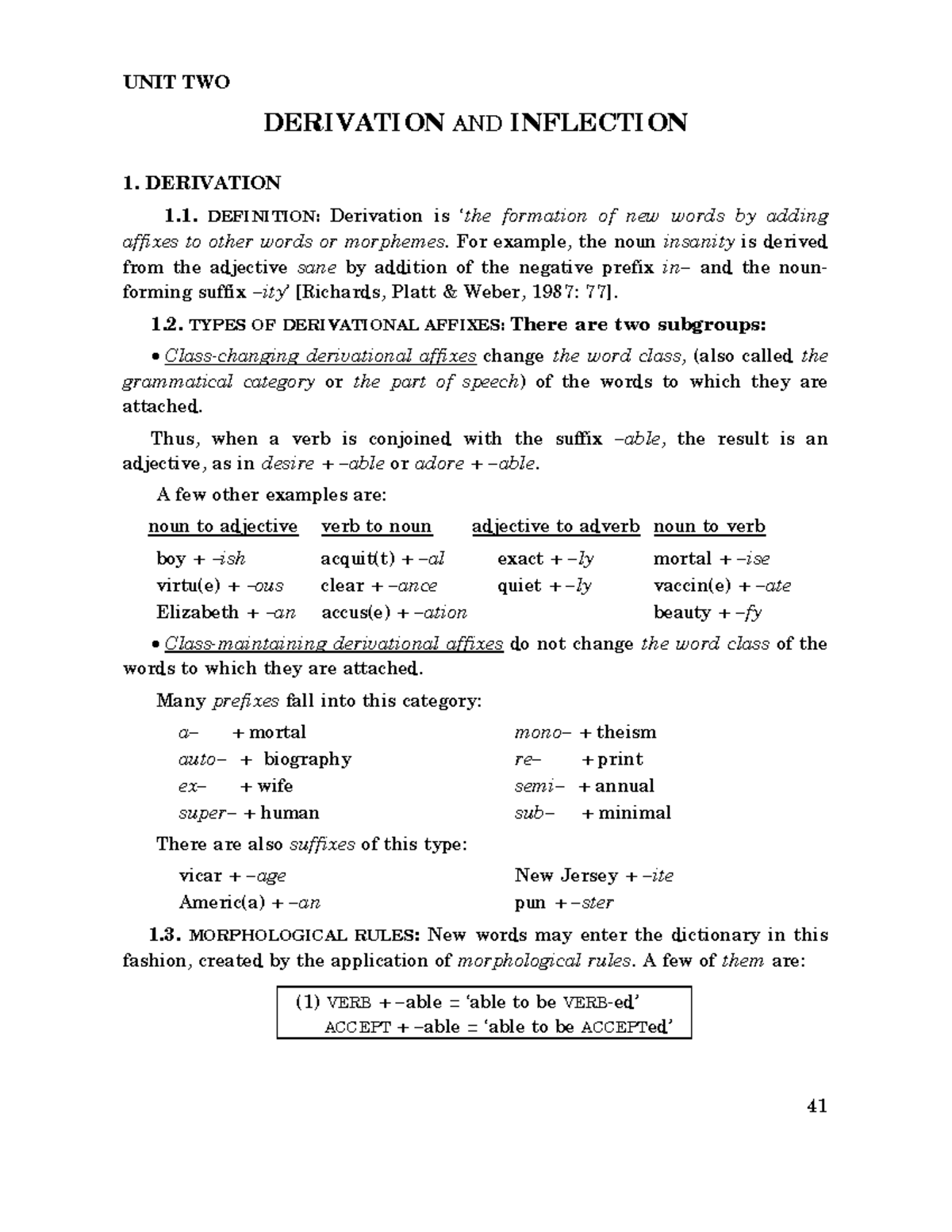 Lesson 4 - Understanding Allomorphs in Derivation and Inflection - Studocu